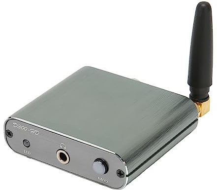 Receptor D300HD Bluetooth 5.2 para Estéreo Doméstico, Adaptador de Audio Bluetooth HiFi de Baja Latencia para Altavoz, con AUX RCA y Salidas Coaxiales ópticas, Plug and Play