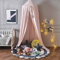 Flipped Warmth Polyester Betthimmel, Himmelbett Vorhänge Kinderzimmer Insektenschutz Baldachin Deko Moskitonetz Atmungsaktiv, Betthimmel Mädchen,Rosa