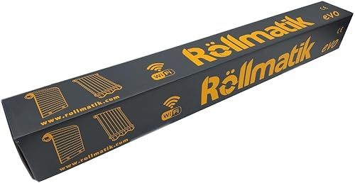 Rollmatik | Motore per Tapparelle Elettriche Portata 60Kg 30Nm con Telecomando e Wi-Fi per Casa Domotica Intelligente con Integrato Alexa, Google, IFTT, App Connector. Funzione Timer Certificato IP44