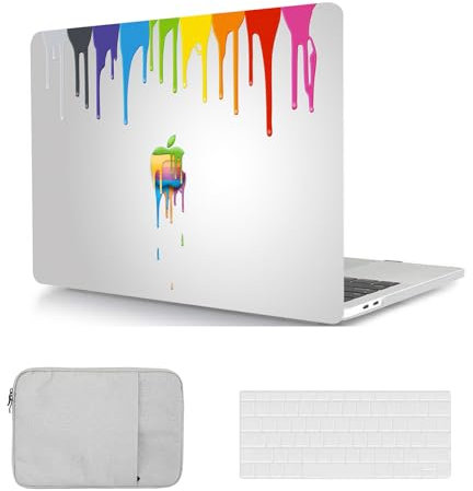 Custodia Compatibile con Macbook Air 11 pollici 2015 2014 2013 2012 2011 2010 A1370 A1465, Case Rigida Protettivo Plastica Copertina & Tastiera Cover & Borsa, Pigmento