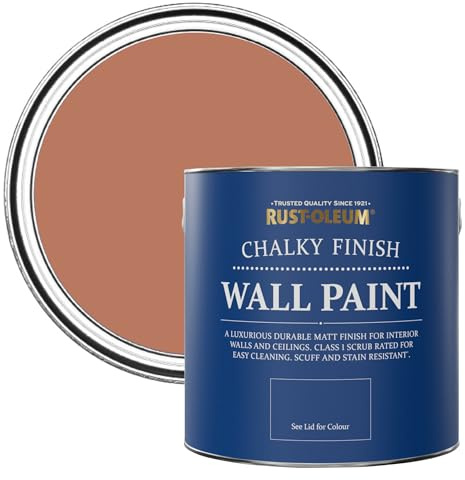 Rust-Oleum Red Matt Emulsion Wall Paint - Siena 2.5L