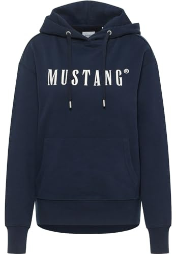 MUSTANG Damen Hoodie Kapuzenpullover Margo - Regular Fit - XS - XL Weiss Blau
