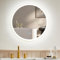 HOROW Badspiegel mit Beleuchtung Wand LED Spiegel mit Touch-Schalter, Dimmbar, Beschlagfrei Schminkspiegel, 3 Lichtfarben, Rund Acryl-Gäste WC Badezimmer Spiegel mit licht, 60X60 cm