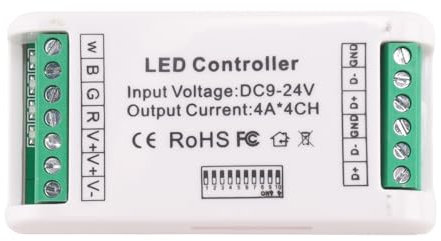 Osmond Mini 4 Canali RGBW Decoder 16A RGB RGBW Striscia Controller 512 Dimmer Driver per Strisce LED DC9-24V