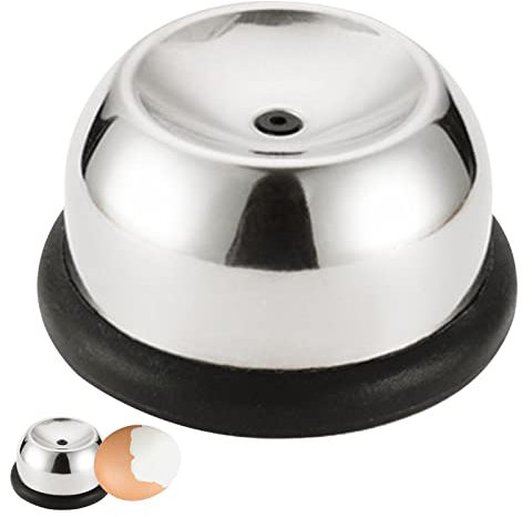 Picadora de huevos, picadora de huevos hervida estable, aguja de acero inoxidable con base, práctico agujero para picadora de huevos, atizador, herramientas de cocina para panadería y más
