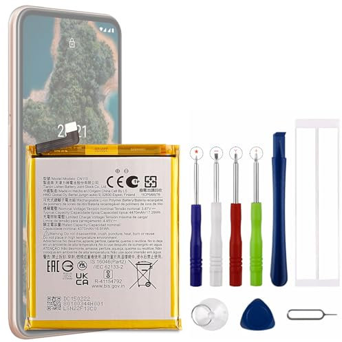 Vvsialeek Neu CN110 Ersatz Akku Kompatibel Kompatibel mit X20/X100 5G mit kostenlosem Toolkit