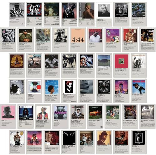 GIFTSFARM Albumcover-Poster, Hip-Hop-Rap-Wand-Collage-Kit, Musikposter für Zimmer, ästhetisch, einzigartige Weihnachtsgeschenke, ästhetisches Poster für Wanddekoration, Rapper-Poster für Schlafzimmer,