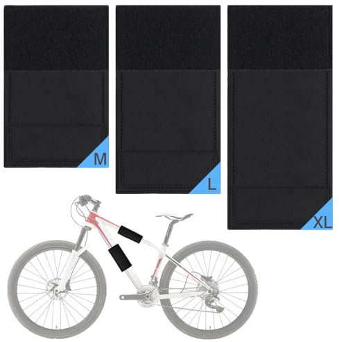 JKOISL Fahrrad Rahmenschutz, Fahrrad Transportschutz mit 3 Verschiedenen Größen, 18 22 25CM Carbon Frame Protector für Thule, Fahrradrahmen Schutz für Trekkingräder, Geländeräder