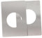 Housoutil Stainless Steel Door Repair Panel Door Knob Striker Plate Easy Stick Glue