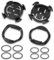 Fahrradhalterung für Garmin GPS, 2 Stück Fahrrad Halterung Kompatibel, Sigma Halterung for Garmin Edge 130 200 500 510 520 530 800 810 1000 iGPSPORT iGS50 iGS618