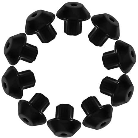 CANIGHT 16pcs Gas Stove Rubber Feet Replacement Anti-slip Grate Support for Kitchen Burners Durable Rubber Foot Pads for Gas Stove Accessories Easy Installation and Increased Height