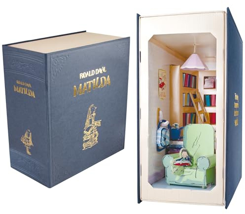 Build Your Own Roald Dahl Matilda Book Nook Kit – DIY Bookshelf Craft | Ages 8+