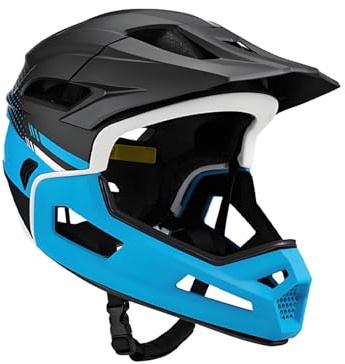 laxreheye Integralhelm für Fahrrad, Futter und Visier, abnehmbar, Schutzausrüstung mit Stoßdämpfung für Anfänger und Experten, Frauen und Männer
