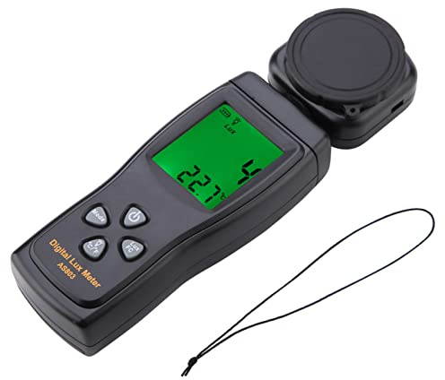 Telituny SMART Sensor AS803 Mini-LCD-Display Digitales Luxmeter Lichtmesser ‑10~60℃