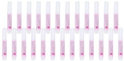 Ipetboom 25pcs Nail Glue 2g Strong Acrylic Nail Tip Adhesive for Manicure Press On Salon Use