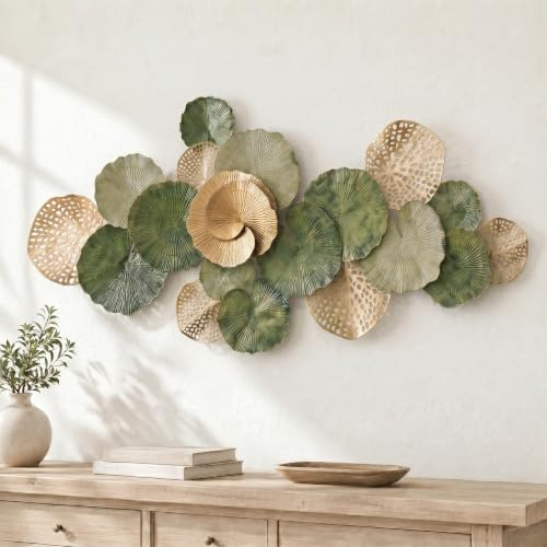 Blissio 3D Groß Wanddeko Wohnzimmer – Flexibel Aufhängbar