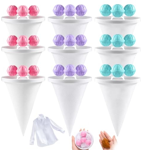 Tierhaarentferner Waschmaschine, 9-teiliges Set Mit 3 Blauen 3 Rosa 3 Violetten Filtern, Flusenfänger Waschmaschine Für Hundehaare, Effektive Lösung Gegen Fusselbälle, Einfache Installation