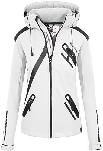 Rock Creek Softshelljacke Damen Outdoor D-371 | Wasserabweisende Übergangsbekleidung, funktionale Wanderjacke für Frauen, Camping, Freizeit und wechselhaftes Wetter
