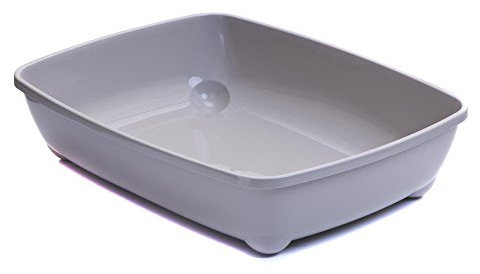 XXL Katzentoilette Schalentoilette 57 cm graubeige