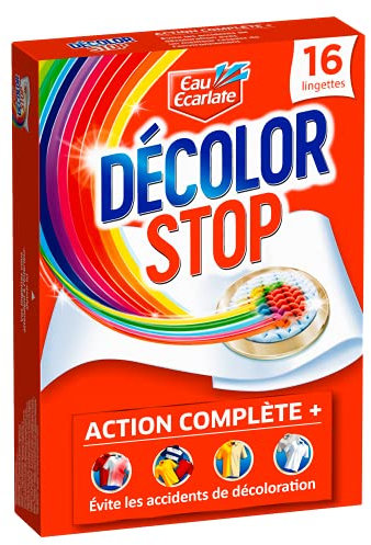 Décolor Stop Action Complète 16 Lingettes Anti-Décoloration