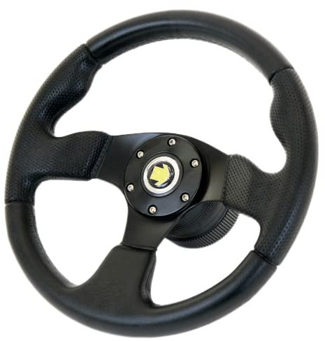 [DTi M10] DoradoTuning Volante Sportivo Ø 320mm Rally/Deriva/Gara/Universale/Nero