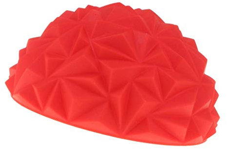 Tenlacum Rote Farbe Igel Stil Balance Pods Stabilität Training Spielzeug für Kinder und Erwachsene (15,2 cm)
