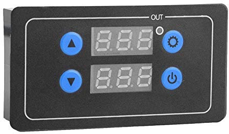 DEWIN 12V Módulo Temporizador, Ciclo del Temporizador de Retransmisión de Ciclo Ajustable Retardo a La Conexión del Módulo de Relé Digital de Pantalla Temporización de Retardo Junta DC 12V