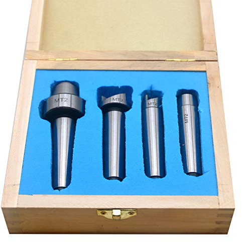 Oudtinx Woodworking Wood Lathe Drive Center 4pc Set, 2MT Mount