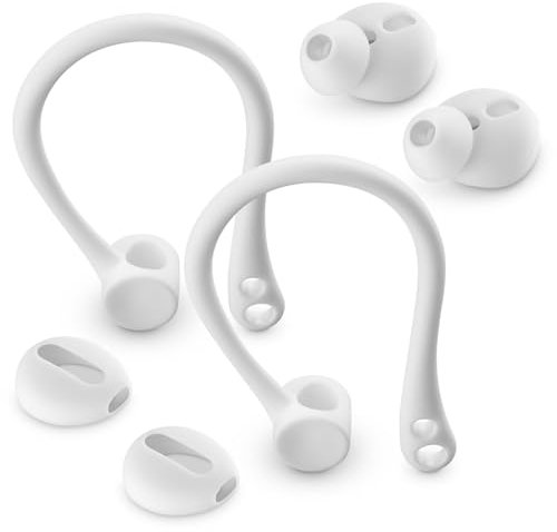 cellularline Balance-Kit, AirPod Zubehör-Kit: Ohrbügel und Ohrhörerabdeckungen, hergestellt für AirPods 1&2