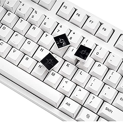 Bow Keycaps, 139 White Keys PBT Cherry Profile Double Shot for filco Cherry Ducky iKBC Mechanical Gaming Keyboard (Weiß)