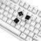 Bow Keycaps, 139 White Keys PBT Cherry Profile Double Shot for filco Cherry Ducky iKBC Mechanical Gaming Keyboard (Weiß)