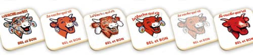 Dessous de Verres Serie «Vache Qui rit bel et Bon »