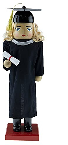 Clever Creations Traditioneller Nussknacker aus Holz, 35,6 cm, festliche Weihnachtsdekoration für Regale und Tische