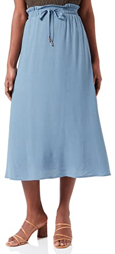 ESPRIT Collection Damen 992eo1d302 Rock, Grey Blue, 32 EU