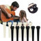 Gitarren-Brückenstifte, Dübel für Gitarre, Dübel für Akustikgitarre, Folk-Gitarre, für Zubehör für Saiten, 12 Stück