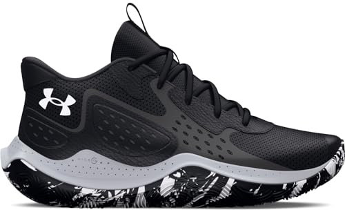 Under Armour UA Jet '23, Scarpa da Basket Unisex - Adulto, Black Jet Gray White, 41 EU