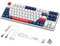 MAMBASNAKE × ATTACK SHARK TKL Hot Swappable Wireless Mechanical Gaming Keyboard with Custom Coiled USB C Cable,Triple Mode 2.4Ghz/Bluetooth 5.0/Wired, RGB Backlit,5000mAh Battery for PC Laptop-Black