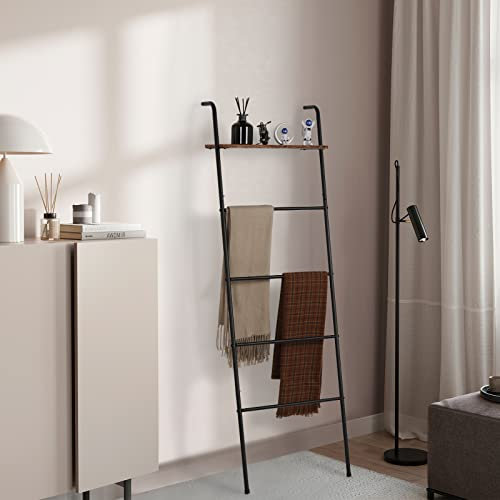 Scala portasciugamani indipendente per il bagno portasciugamani per asciugamani da bagno, vestiti o giornali metallo soffitto scaletta portasciugamani bagno porta asciugamani parete ardesia soffitto