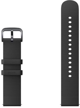 Amazfit Official Smart Watch Bands Replacement, 22mm Watch Band, Silicone Wristband Strap, Compatible with Bip 3 Pro, Bip U Pro, Bip 3, GTS 4 Mini, GTS 2 mini, GTS 4, GTS 3, GTS 2, Thunder Black