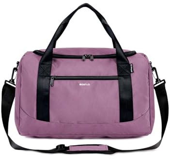 EcoHub Ryanair Cabin Bag 40x20x25 - Underseat Carry-On with Shoulder Strap for Women & Men (Pink)