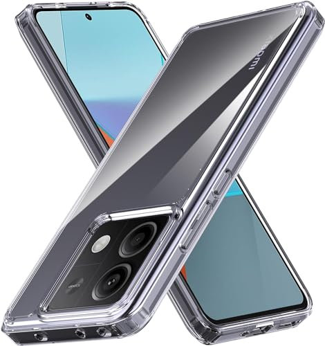 Captor Cover Trasparente per Xiaomi Redmi Note 13 Pro 5G, Custodia TPU in Silicone Flessibile Morbida e Sottile, Protezione di Alta Qualità con Bordo Rialzato per Schermo e Fotocamera
