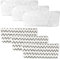 Lot de 6 housses de rechange en microfibre pour nettoyeur vapeur Vileda XXL, chiffons en microfibre Vileda Steam PLUS XXL, accessoires de nettoyage (3 gris + 3 blancs)