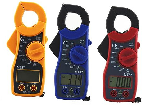 HOMSFOU Multitester multimeter messgeräte schulm Hohe Empfindlichkeit hochsensibel lcd monitor elektrischer Stromtester Multimeterklemme Nummer elektronisches Messgerät digitales Testtool