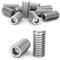 ORTAVA 20 Stück Madenschrauben, Gewindestifte M5 x 10 mm DIN 913 / ISO 4026 mit Innensechskant (ISK) und Kegelkuppe, Madenschraube Edelstahl(Silber)