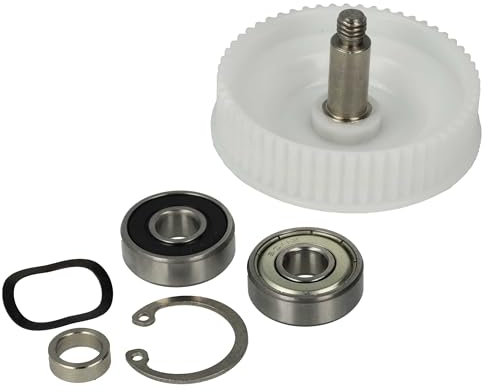 vhbw set di ingranaggi compatibile con Vorwerk Bimby TM21 robot da cucina - cuscinetto a sfera, ricambio, ruota dentata