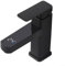 Zeroupshop Grifo de lavabo con sensor inteligente, grifo inteligente elegante y portátil, grifo inteligente equipado con LED para temperatura instantánea del agua (negro)