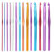 14 Stück Häkelnadel Set Crochet Hooks Stricknadeln aus bunt Aluminium,häkelnadeln,14 Größen 2mm-10mm Stricken Werkzeuge Zubehör,Häkelnadeln Ergonomisch für Stricken Handwerk