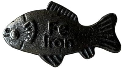 Lucky Iron Bird Cooking Tool – Natural Iron Supplement For Anemia & Iron Deficiency For Healthy Fish | Reusable Cast Iron Me