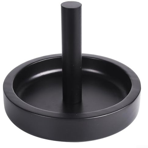 Bowl Shaped Wood Chalk Holder for Billiards Essential Item for Serious Players (black)