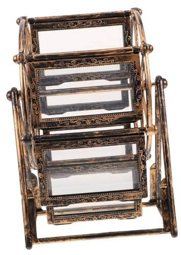 balacoo Ferris Wheel Bilderrahmen Retro Drehbarer Tischornament Für Zuhause Fotorahmen Ohne Fotos Pvc-material Für Schlafzimmer Und Wohnzimmer Schützt Ihre Erinnerungen